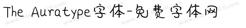 The Auratype字体字体转换